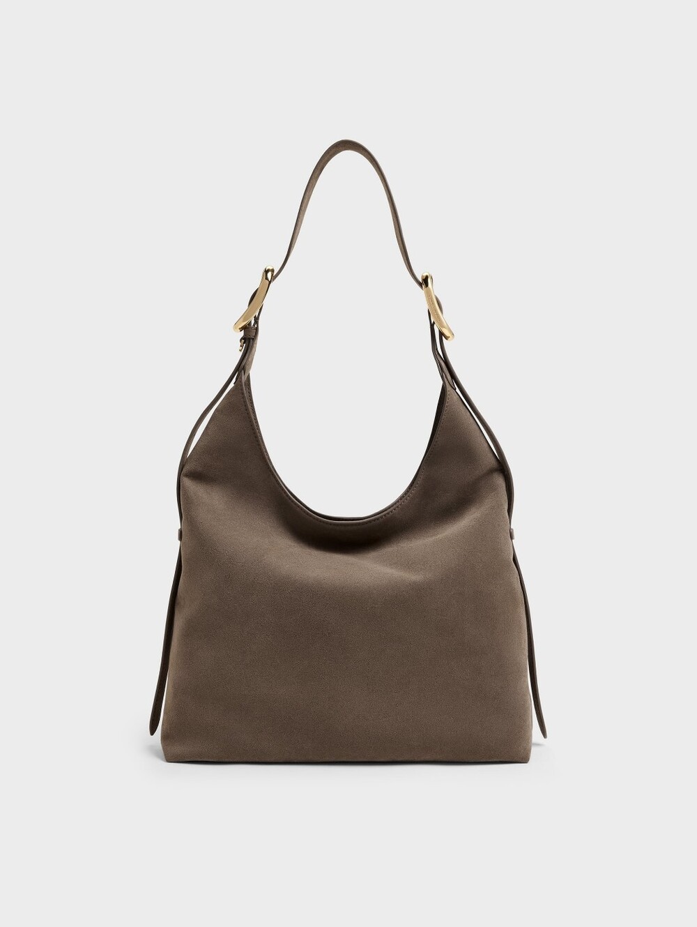 Charles & Keith Aislin Suede Tote